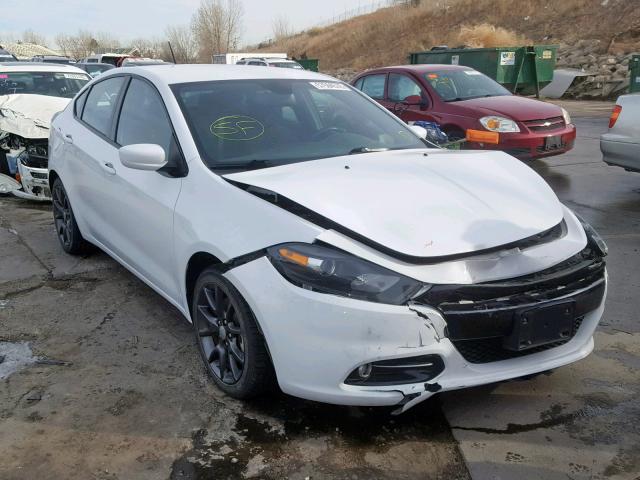 1C3CDFBB9FD302430 - 2015 DODGE DART SXT WHITE photo 1