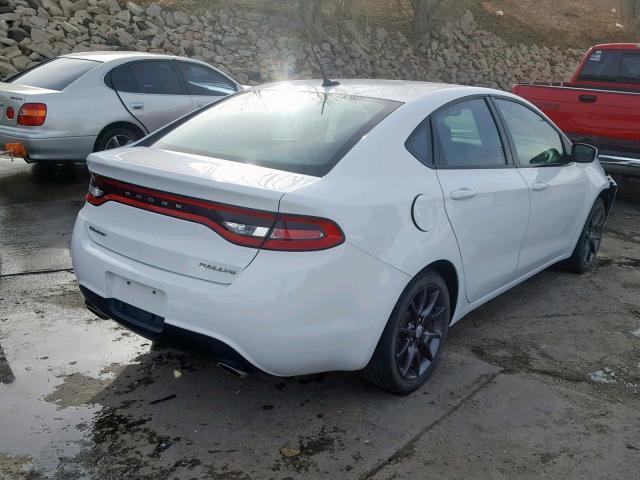 1C3CDFBB9FD302430 - 2015 DODGE DART SXT WHITE photo 4