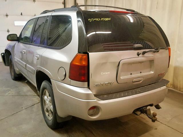 1GKDT13S452199629 - 2005 GMC ENVOY SILVER photo 3