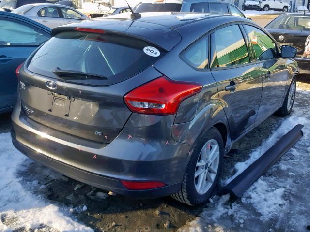 1FADP3K25JL237683 - 2018 FORD FOCUS SE Szary zdjęcie 4