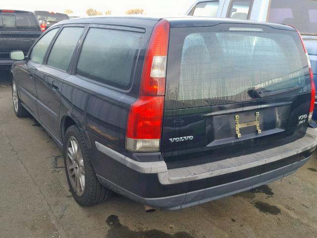 YV1SW59V842349995 - 2004 VOLVO V70 FWD BLACK photo 3