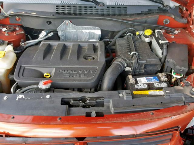 1B3HB28BX7D545996 - 2007 DODGE CALIBER ORANGE photo 7