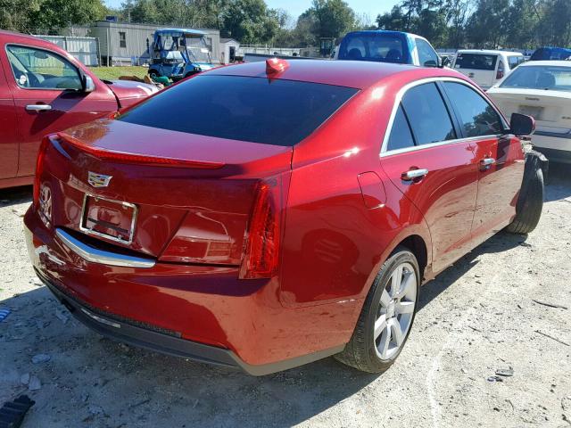 1G6AA5RA4F0118669 - 2015 CADILLAC ATS BURGUNDY photo 4