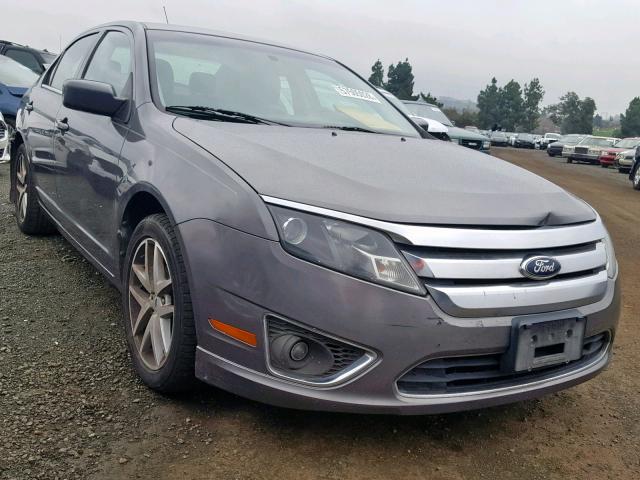 3FAHP0JG4CR421515 - 2012 FORD FUSION SEL GRAY photo 1