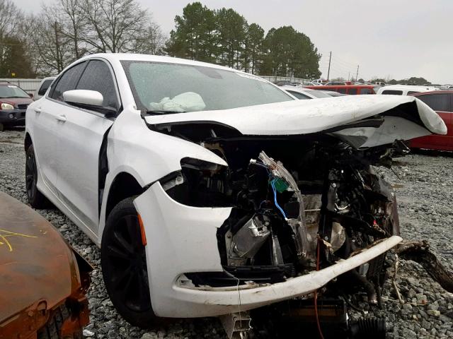 1C3CCCAB9FN562789 - 2015 CHRYSLER 200 LIMITE WHITE photo 1