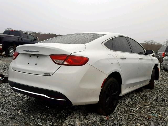 1C3CCCAB9FN562789 - 2015 CHRYSLER 200 LIMITE WHITE photo 4