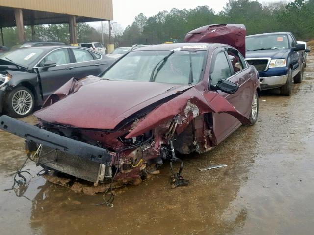 1HGCP2F42AA163986 - 2010 HONDA ACCORD LXP MAROON photo 2