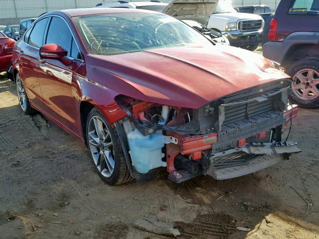 3FA6P0K96ER111148 - 2014 FORD FUSION TIT RED photo 1