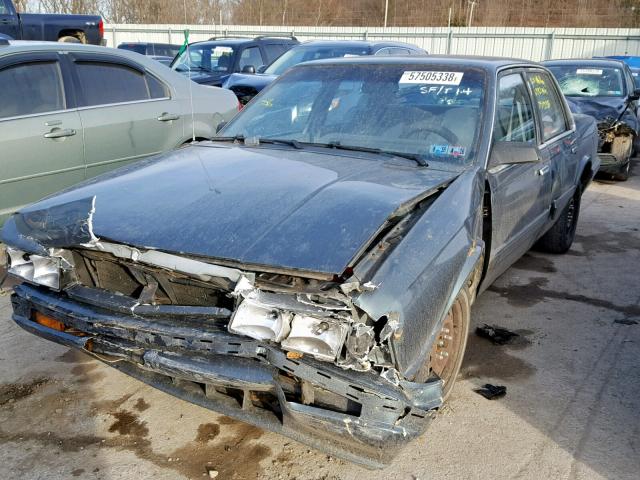 1G3AG54N4P6356039 - 1993 OLDSMOBILE CUTLASS CI GRAY photo 2