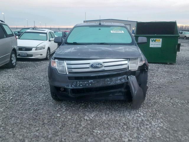 2FMDK3JC4ABA67251 - 2010 FORD EDGE SEL GRAY photo 9