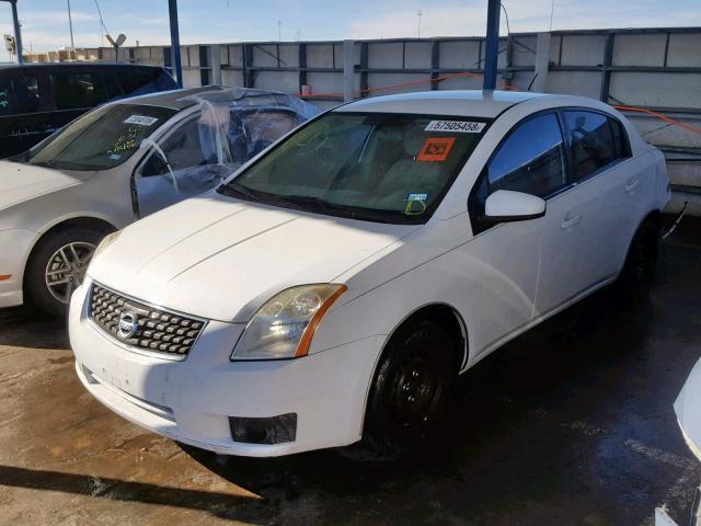 3N1AB61E97L662087 - 2007 NISSAN SENTRA 2.0 WHITE photo 2