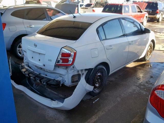 3N1AB61E97L662087 - 2007 NISSAN SENTRA 2.0 WHITE photo 4