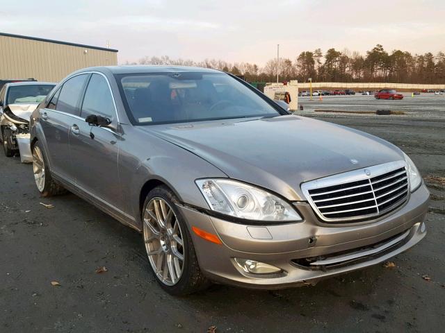 WDDNG71XX7A054602 - 2007 MERCEDES-BENZ S 550 SILVER photo 1