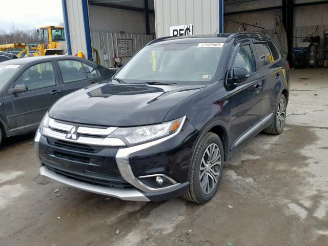 JA4AZ3A35GZ043186 - 2016 MITSUBISHI OUTLANDER BLACK photo 2