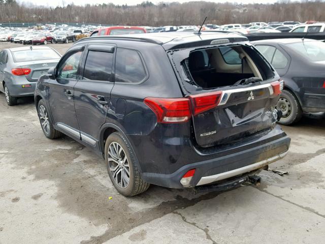 JA4AZ3A35GZ043186 - 2016 MITSUBISHI OUTLANDER BLACK photo 3