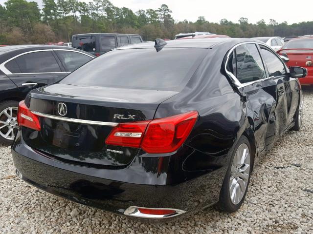 JH4KC1F9XEC004508 - 2014 ACURA RLX ADVANC BLACK photo 4