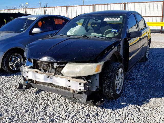 1G8AJ52F13Z156641 - 2003 SATURN ION LEVEL BLACK photo 2