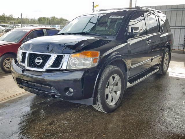 5N1BA0NDXEN601925 - 2014 NISSAN ARMADA SV BLACK photo 2