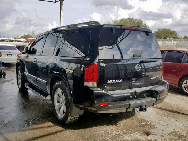 5N1BA0NDXEN601925 - 2014 NISSAN ARMADA SV BLACK photo 3