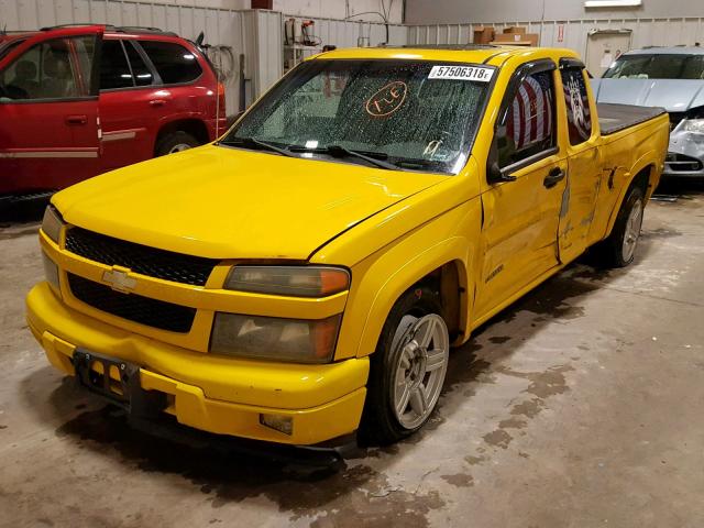 1GCCS196648154269 - 2004 CHEVROLET COLORADO YELLOW photo 2