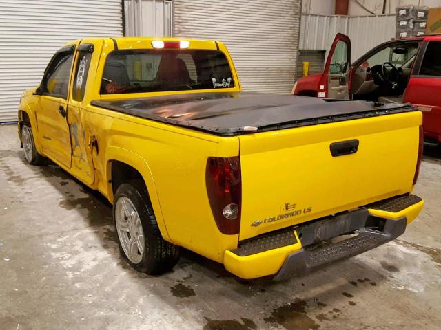 1GCCS196648154269 - 2004 CHEVROLET COLORADO YELLOW photo 3