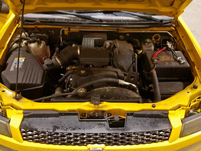 1GCCS196648154269 - 2004 CHEVROLET COLORADO YELLOW photo 7