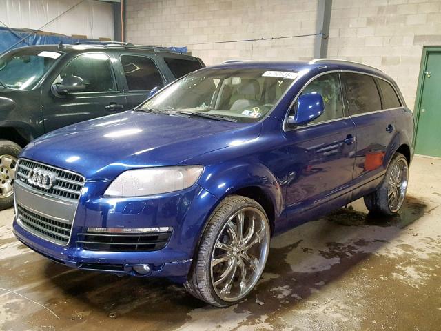 WA1AY94L39D004064 - 2009 AUDI Q7 3.6 QUA BLUE photo 2