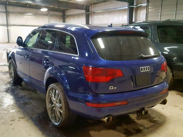 WA1AY94L39D004064 - 2009 AUDI Q7 3.6 QUA BLUE photo 3