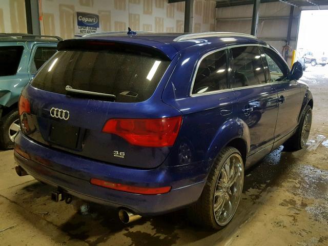 WA1AY94L39D004064 - 2009 AUDI Q7 3.6 QUA BLUE photo 4