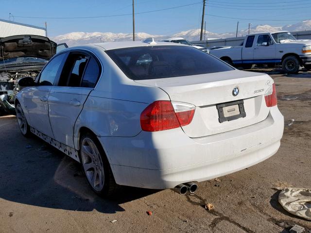 WBAVB33576KR73654 - 2006 BMW 330 I WHITE photo 3