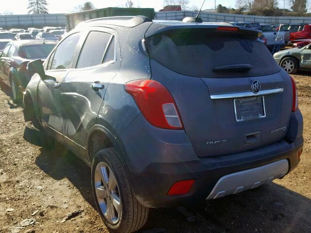 KL4CJHSB6FB116561 - 2015 BUICK ENCORE PRE GRAY photo 3