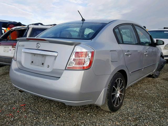 3N1AB6AP0BL685185 - 2011 NISSAN SENTRA 2.0 SILVER photo 4