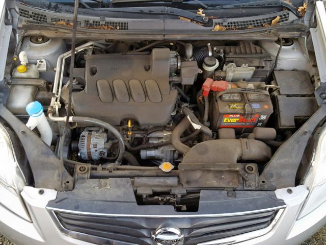 3N1AB6AP0BL685185 - 2011 NISSAN SENTRA 2.0 SILVER photo 7