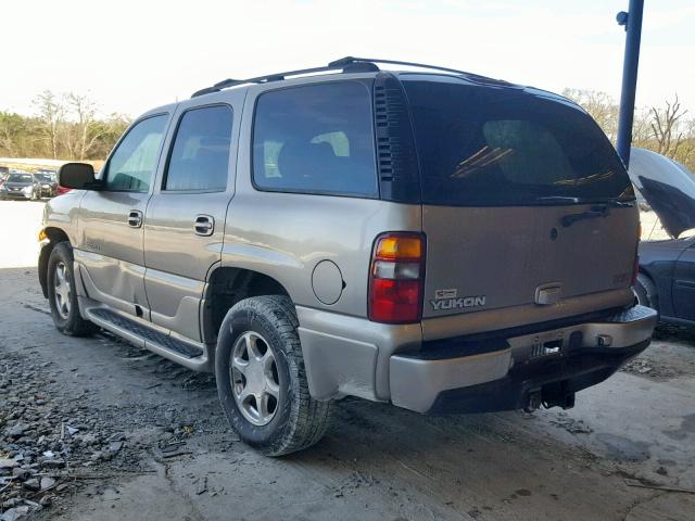 1GKEK63UX2J291738 - 2002 GMC DENALI SILVER photo 3