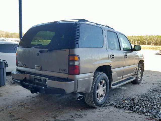 1GKEK63UX2J291738 - 2002 GMC DENALI SILVER photo 4