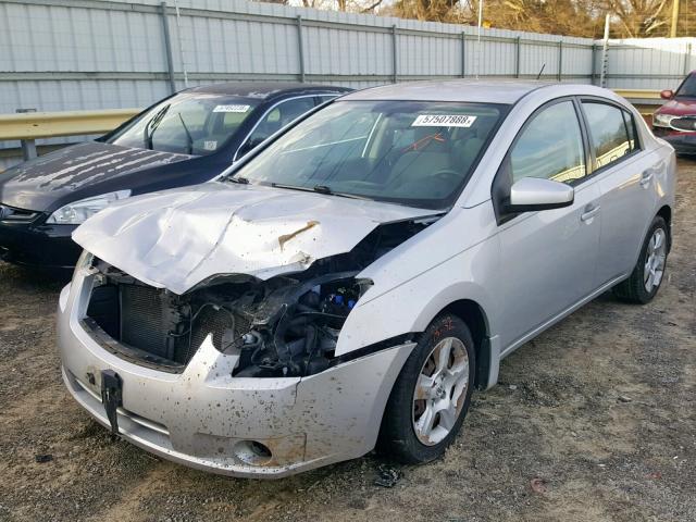 3N1AB61EX8L668403 - 2008 NISSAN SENTRA 2.0 SILVER photo 2