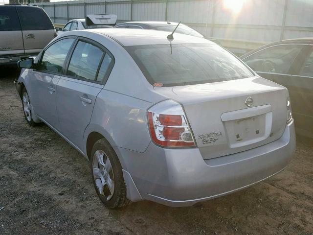 3N1AB61EX8L668403 - 2008 NISSAN SENTRA 2.0 SILVER photo 3