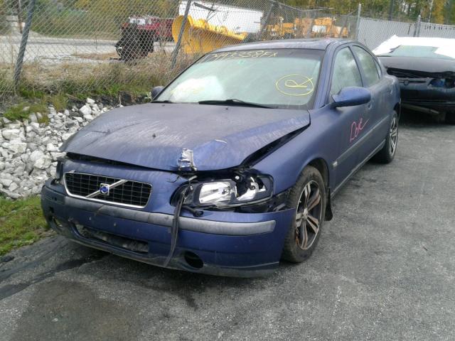 YV1RS58D722173876 - 2002 VOLVO S60 2.4T BLUE photo 2