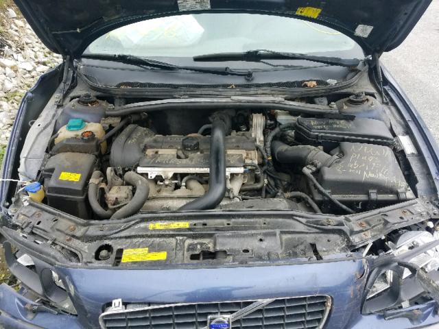 YV1RS58D722173876 - 2002 VOLVO S60 2.4T BLUE photo 7