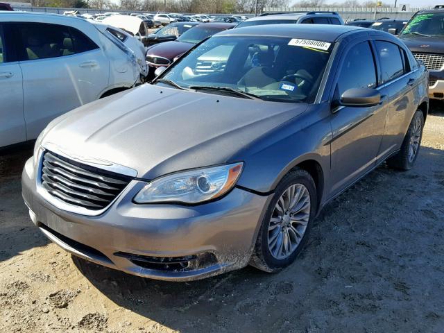 1C3CCBAB0CN257106 - 2012 CHRYSLER 200 LX SILVER photo 2