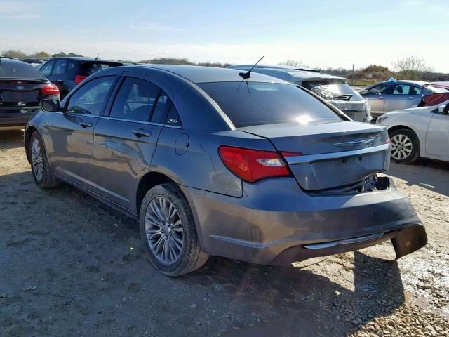 1C3CCBAB0CN257106 - 2012 CHRYSLER 200 LX SILVER photo 3