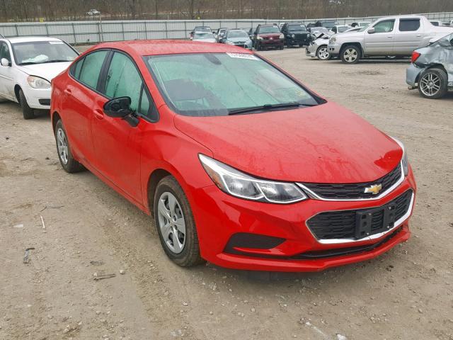 3G1BC5SM6HS555545 - 2017 CHEVROLET CRUZE LS RED photo 1