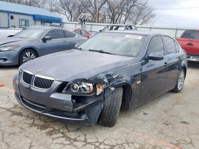 WBAVB33566PS15517 - 2006 BMW 330 I GRAY photo 2