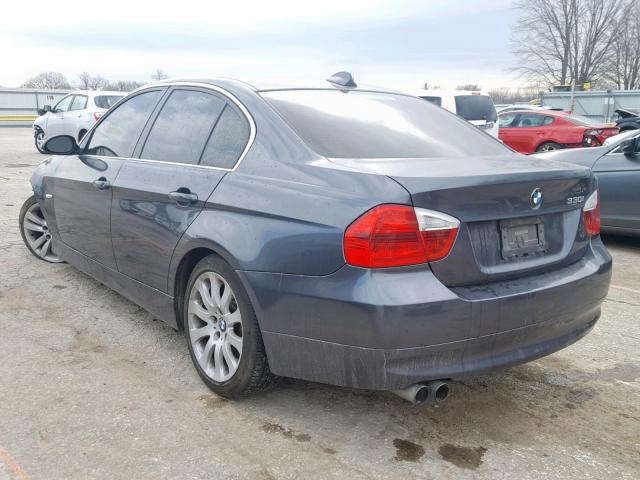 WBAVB33566PS15517 - 2006 BMW 330 I GRAY photo 3