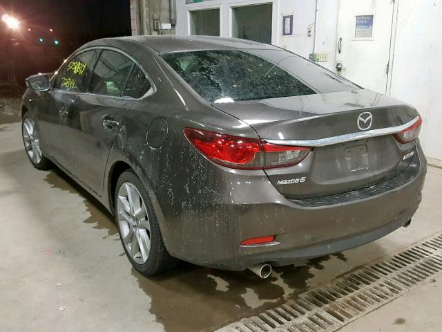 JM1GJ1V59G1415215 - 2016 MAZDA 6 TOURING GRAY photo 3