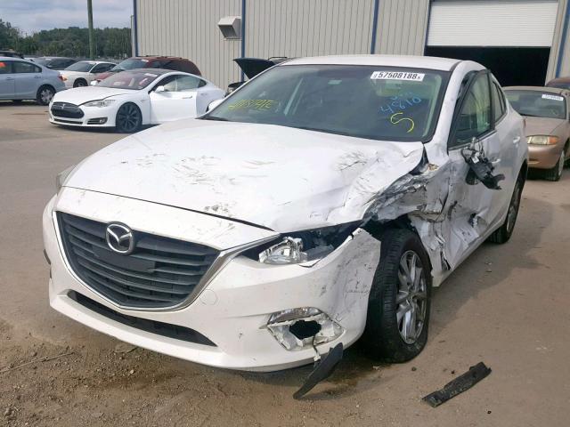 JM1BM1V79E1134810 - 2014 MAZDA 3 TOURING WHITE photo 2