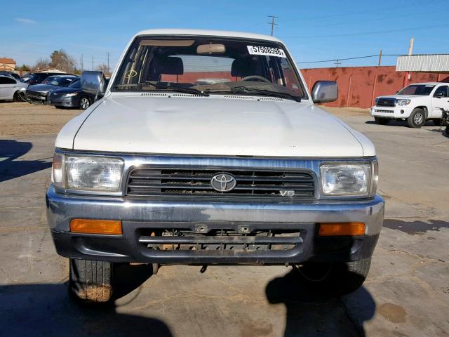 JT3VN29V1S0055436 - 1995 TOYOTA 4RUNNER VN WHITE photo 9