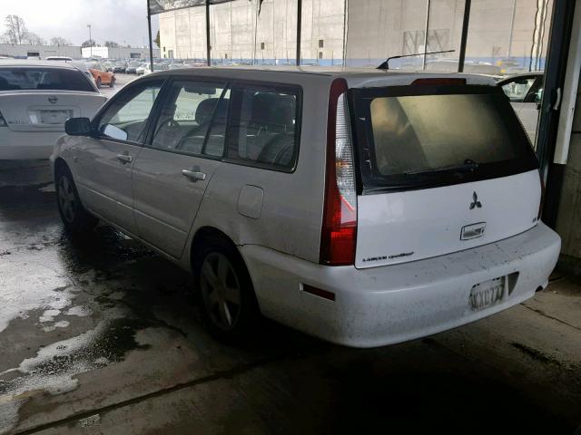 JA3AD29F34U054546 - 2004 MITSUBISHI LANCER LS WHITE photo 3