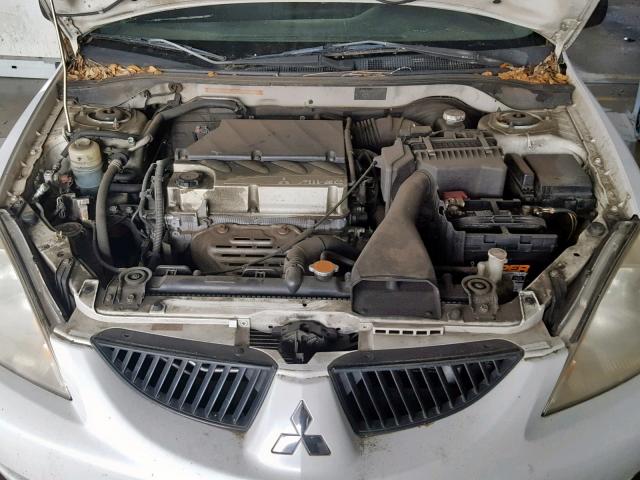 JA3AD29F34U054546 - 2004 MITSUBISHI LANCER LS WHITE photo 7