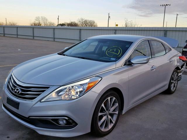 KMHFG4JG5HA581974 - 2017 HYUNDAI AZERA SILVER photo 2